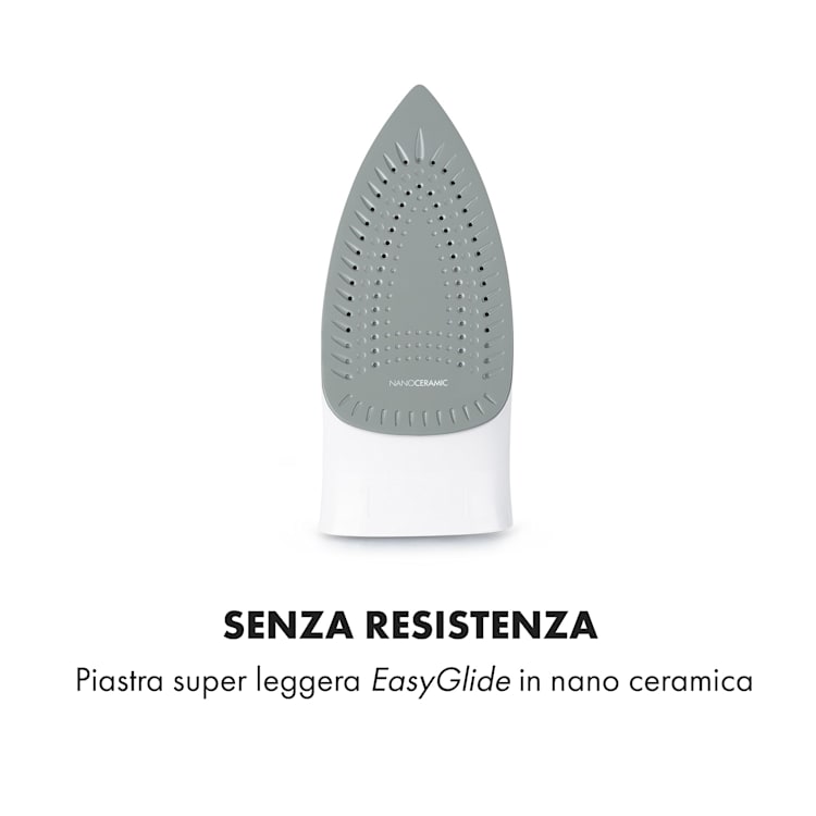 Steam Bro Ferro da Stiro 2200W 300ml EasyGlide TouchSensor blu