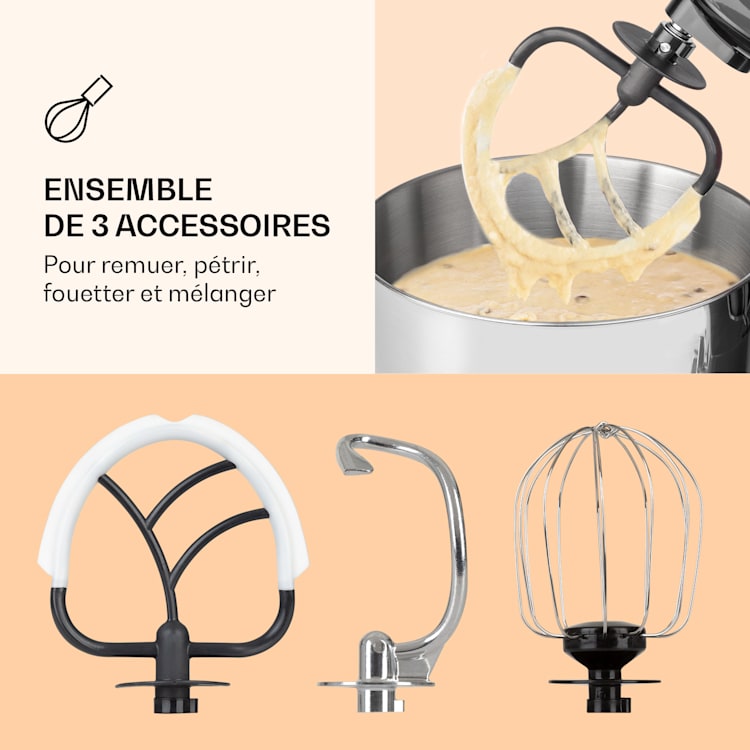 Bella Pico 2G Robot de cuisine 5 litres 6 vitesses 1200W - bleu Bleu