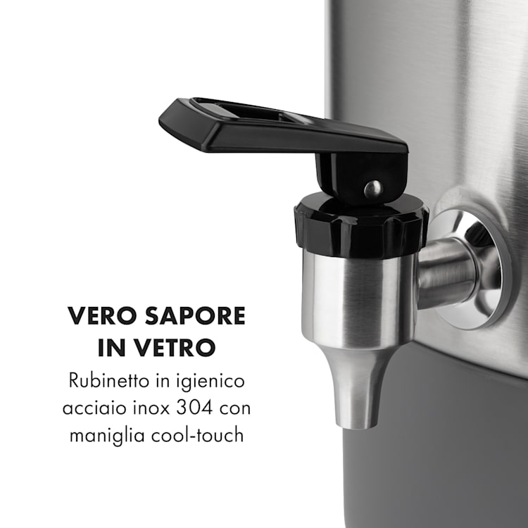 Lady Marmalade Pastorizzatore Dispenser Bevande 27L 100°C 12h Inox