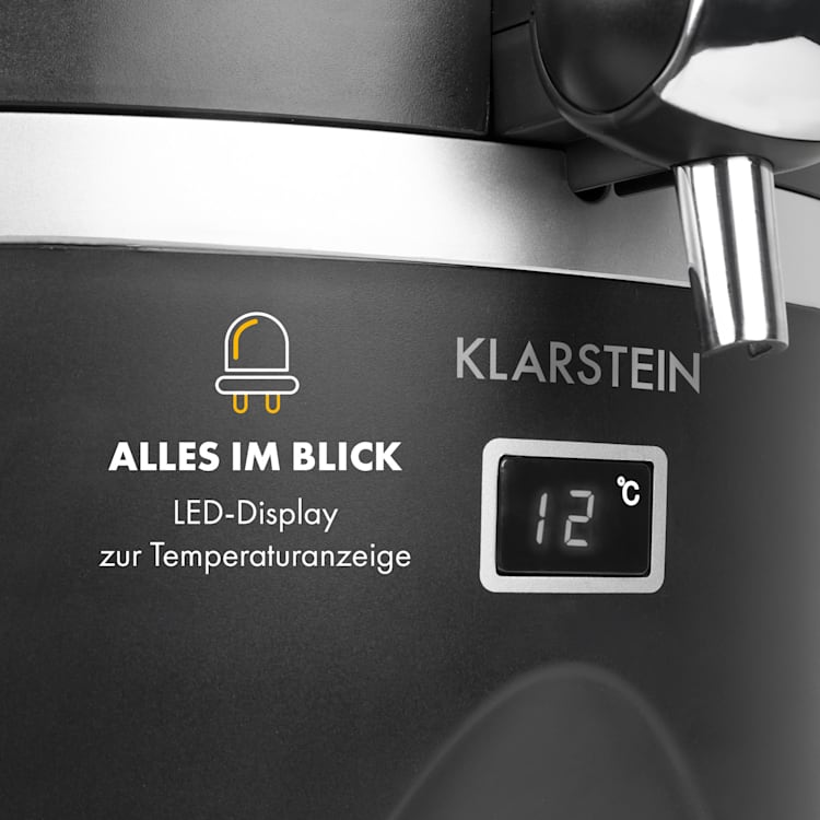 Tap2Go mobile 2-in1 Bierzapfanlage mit Getränkekühler 5l/13l schwarz