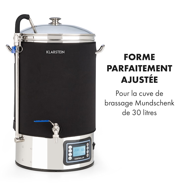 Mundschenk Cuve 30 litres pour brassage de bière maison - Gaine isolan 30 L