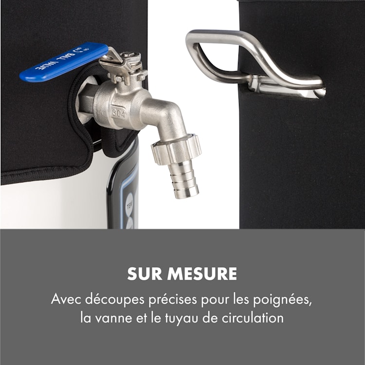 Mundschenk Cuve 30 litres pour brassage de bière maison - Gaine isolan 30 L