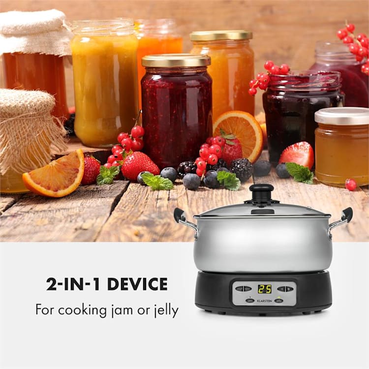 Jam Session Marmeladen- und Geleekocher 1000W 2 Automatikprogramme