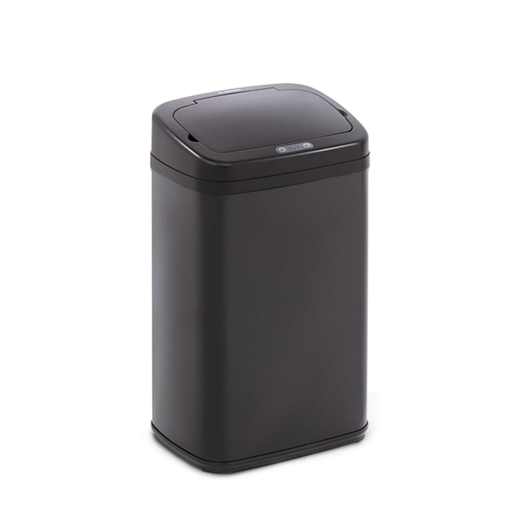 Cleansmann Mülleimer Sensor 30 Liter für Müllbeutel ABS Edelstahl schwarz Schwarz | 30 Ltr