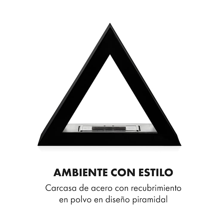 Phantasma Gizeh hogar de etanol sin humo quemador de acero inoxidable 600 ml