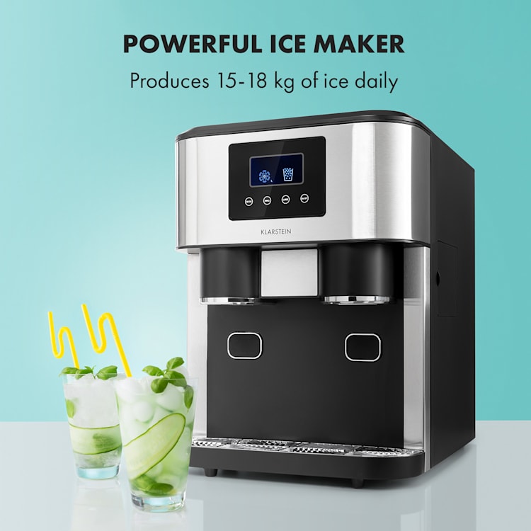 Ice Age Crush Ice Cube Machine 2 Sizes Crushed Ice Silver Silver