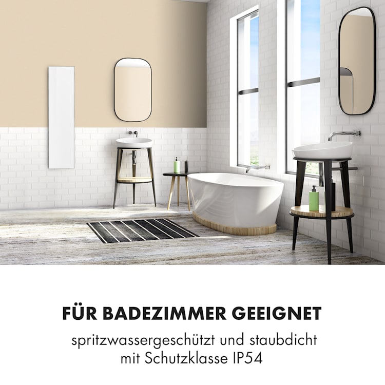 Wonderwall Air 36 Infrarotheizung 120x30cm 360W Wandinstallation Fernbedienung 120 x 30 cm