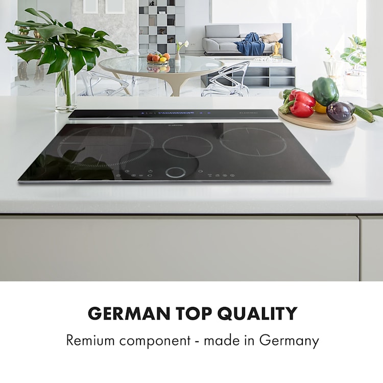 Delicatessa 80 Built-in Hob Induction 3 Zones 7400W Glass Ceramic