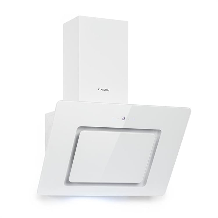 Sofia 60 Dunstabzugshaube kopffrei 300 m³/h Touch-Control Glasfront weiß 60 cm | Weiß