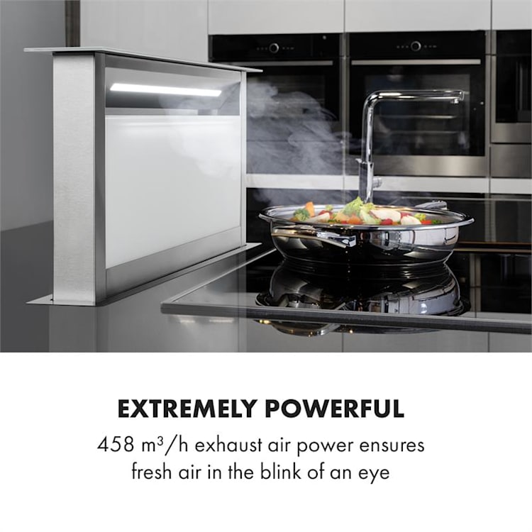 Hotte aspirante Royal Flush Eco 90 cm 576 m³/h A+ Blanc | 90 cm