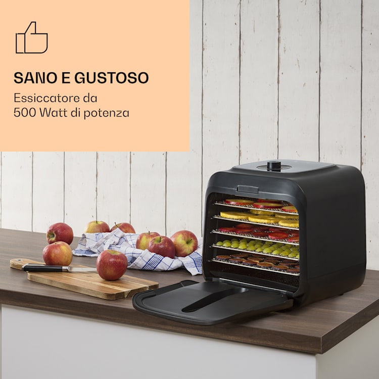 Florida Jerky Disidratatore a Infrarossi 500W 4 Programmi nero