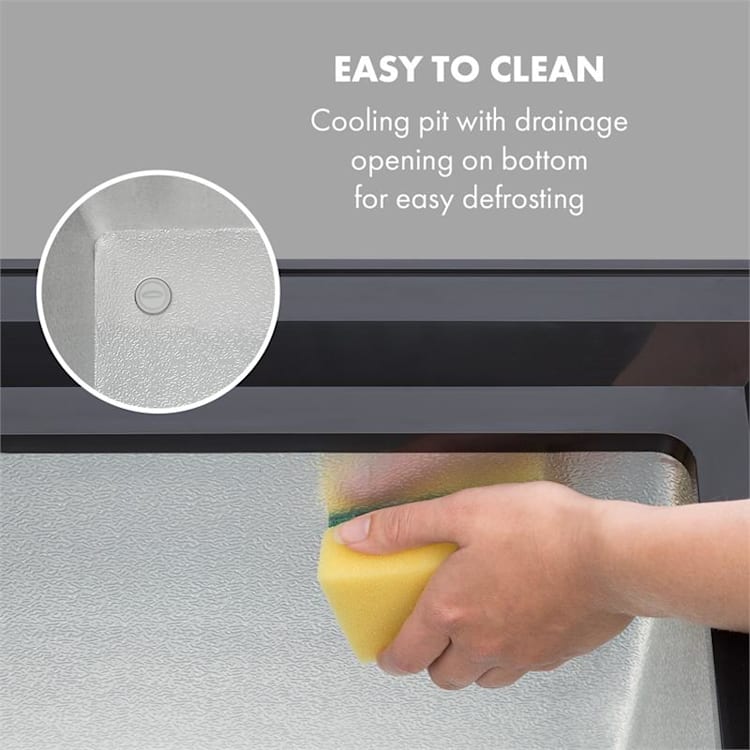 Iceblokk 80 Congélateur autonome 80L panier verrouillable A + noir Noir | 78 L