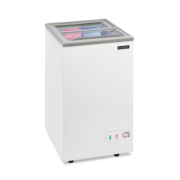 Pro Eispalast Congélateur coffre 60L pose libre porte vitrée - Blanc 60 L