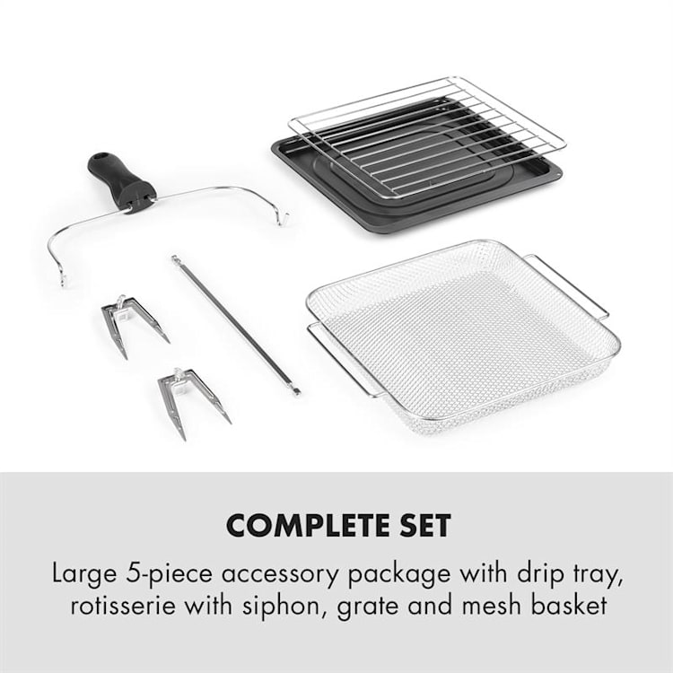 AeroVital easy touch friteuse à air chaud 1700 W 14 l 16 programmes noir Noir