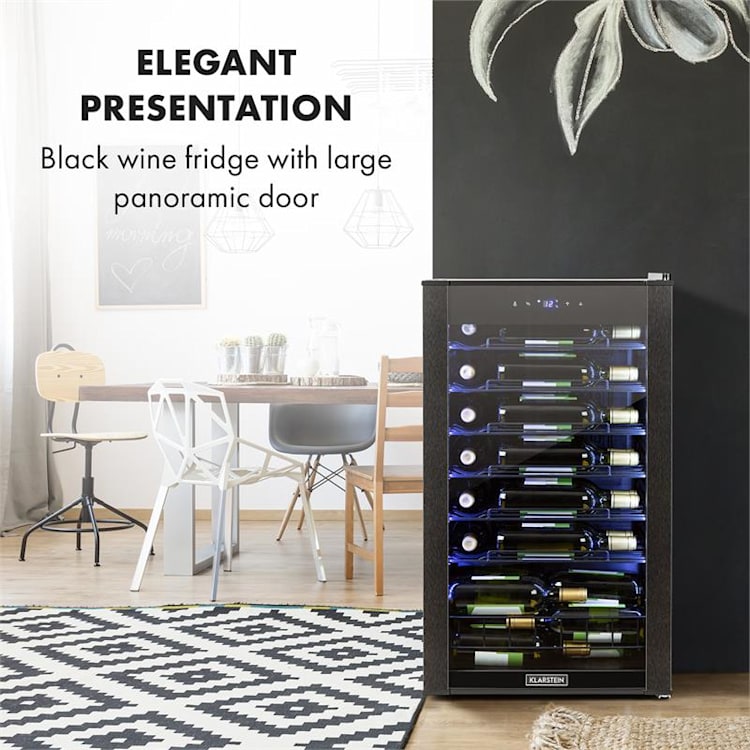 Vinomatica 36 Uno Weinkühlschrank 95l Touch-Bedienfeld 85W 4-18 °C