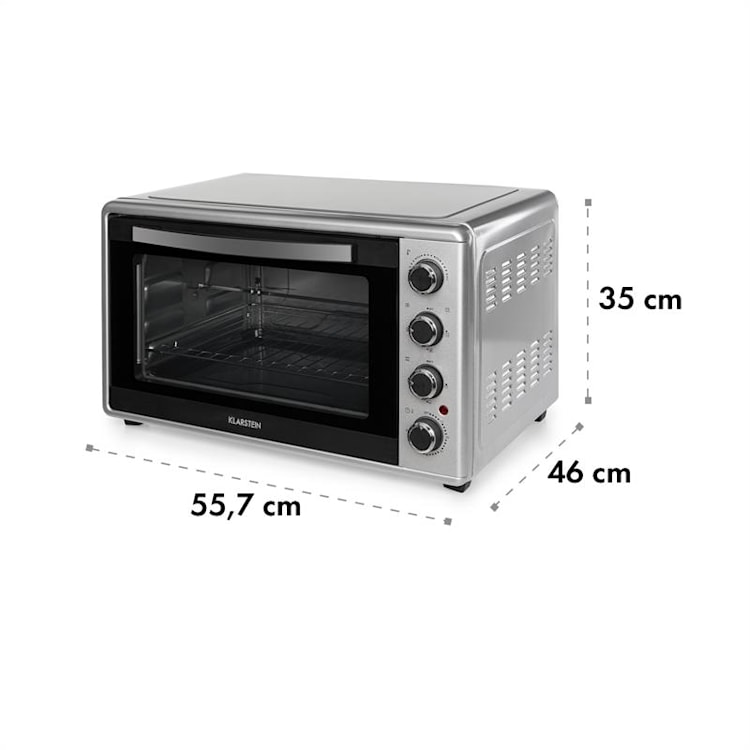 Masterchef 45 Mini Oven 45l 2000W 100-230 ° C Timer Silver 45 Ltr | Silver