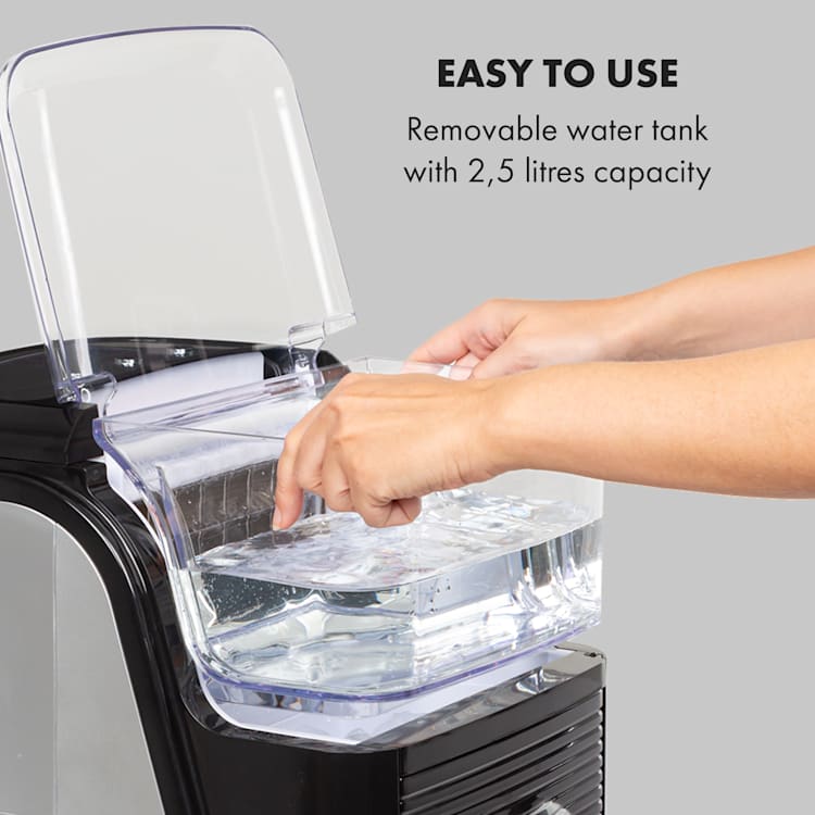 Crystal XL Ice Cube Machine Crystal Ice 2 Sizes 2.5l Water Tank