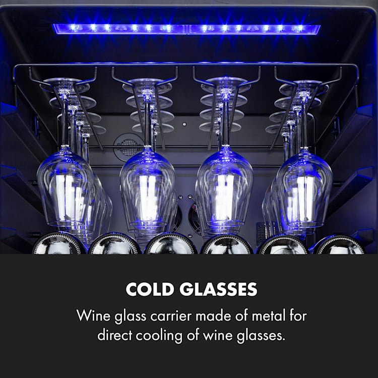 Vinovilla 116D Frigo per Vini 313L 116 Bottiglie Acciaio Inox 313 litri | 2 zone di raffreddamento