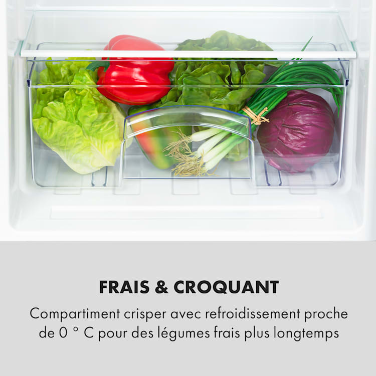 Cool Cousin Combiné réfrigérateur 69l congélateur 11l 41 dB A++ - Noir