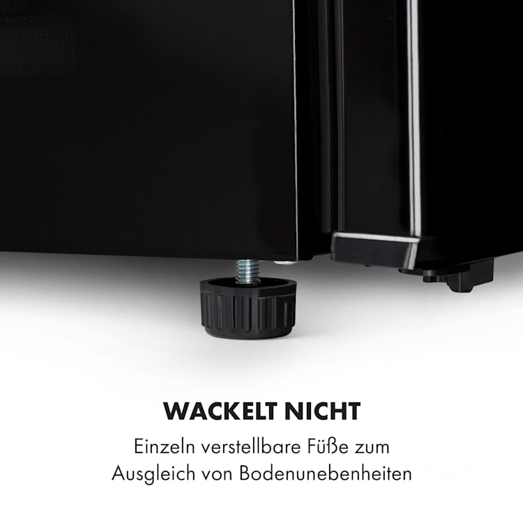 Hudson Kühlschrank 88 Liter Crisperfach Kompressor Schwarz