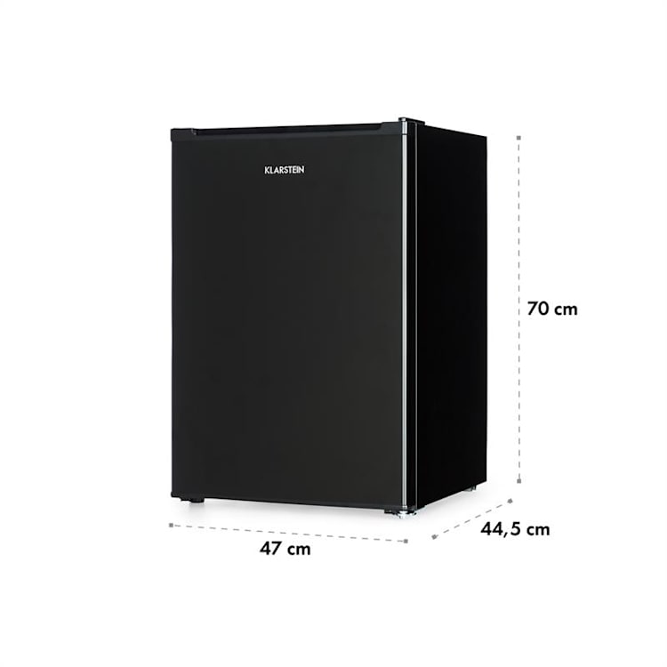 Delaware Refrigerator 75 Litre 4 Litre Freezer Compression Black