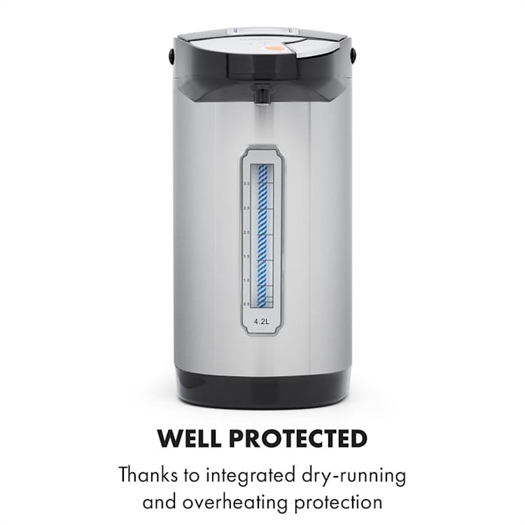 Hot Spring Dispensador de agua caliente 4,2l Depósito Acero Inoxidable Plateado 4,2 L
