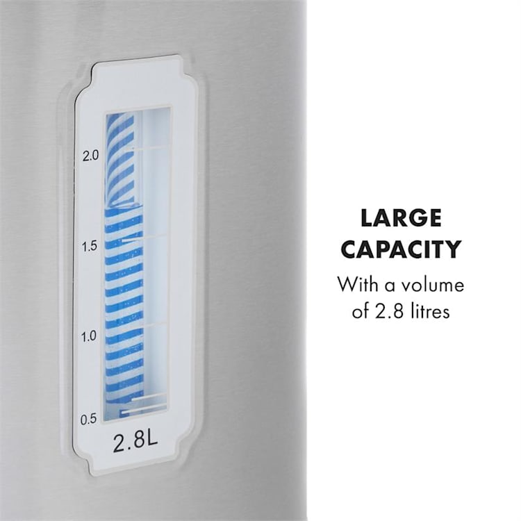 Hot Spring Dispensador de agua caliente 2,8l Depósito Acero Inoxidable Plateado 2,8 L