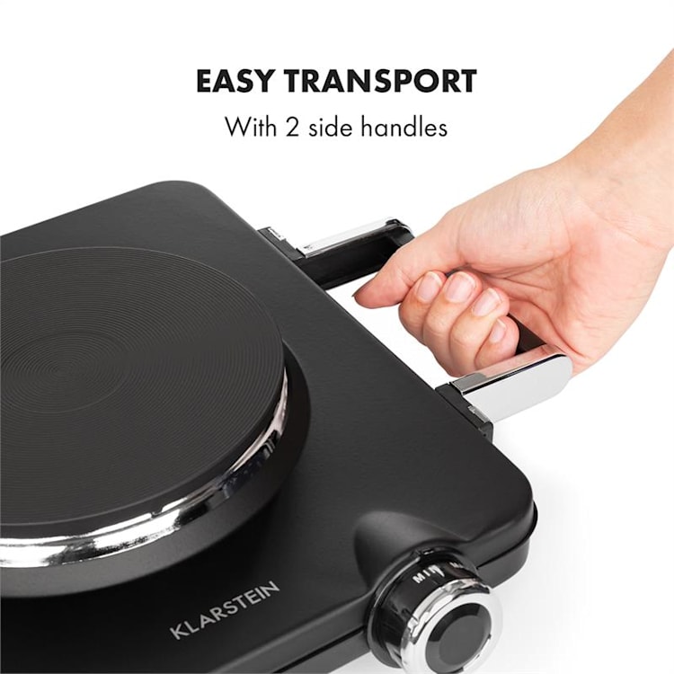 Cookorama Double Hotplate 1900-2250 W 150/180 mm Ø 5 Steps Black Black