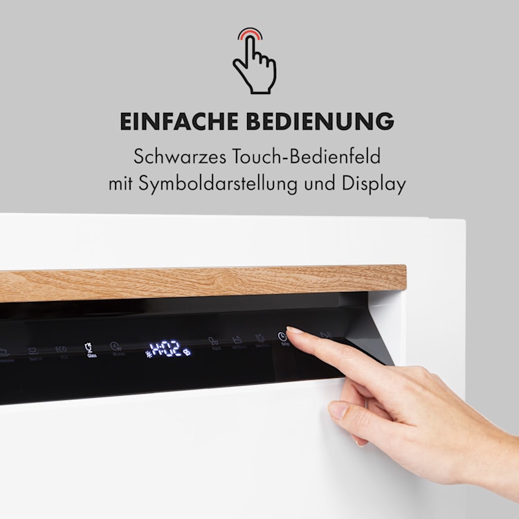 Lagoona Geschirrspülmaschine 1380W 6,5L 6 Gedecke Touch
