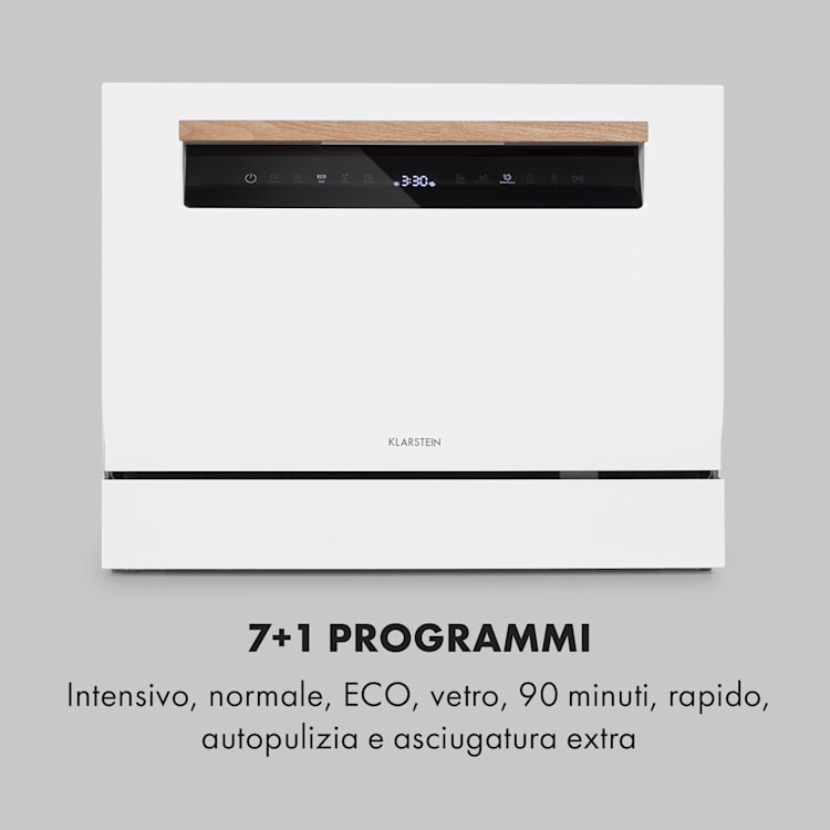 Lagoona lavastoviglie EEK A+ 1380W 6,5L 6 coperti bianco