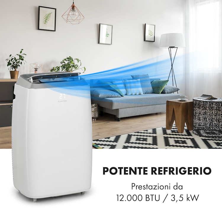 Iceblock Prosmart 12 Climatizzatore Portatile 12.000 BTU/3,5 kW bianco 12.000 BTU