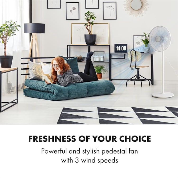 Windflower Fan 5 Blades (15"/ 38.5cm) 3090 m³/h White White
