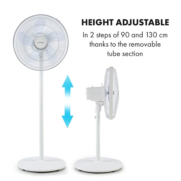 Windflower Fan 5 Blades (15"/ 38.5cm) 3090 m³/h White White
