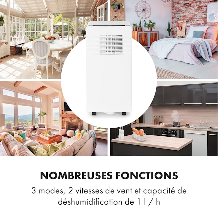 Iceblock Ecosmart 9 mobiele airco 2,6 kW wit 9.000 BTU | Wit