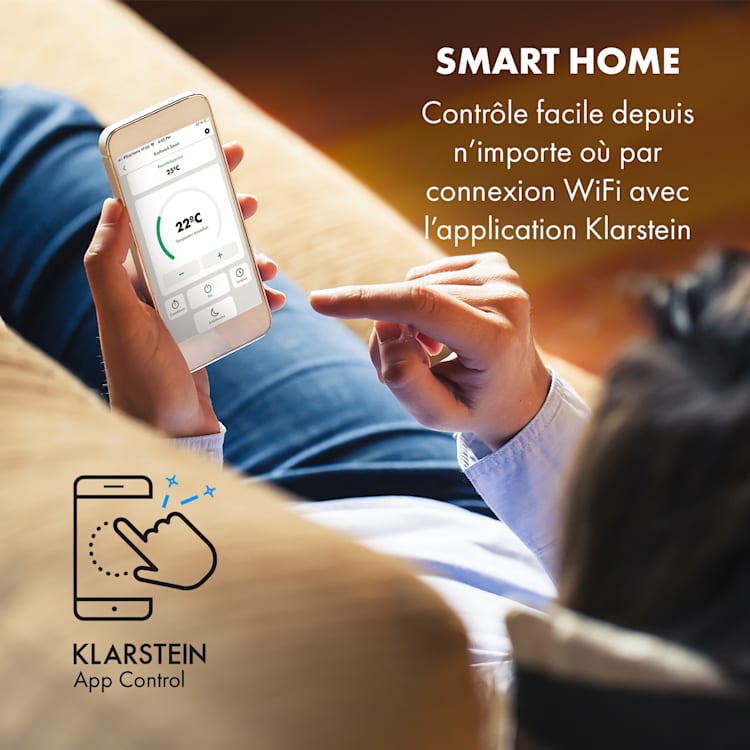 Kraftwerk Smart 10K climatiseur mobile 10000 BTU/2,9 kW blanc Blanc | 10.000 BTU