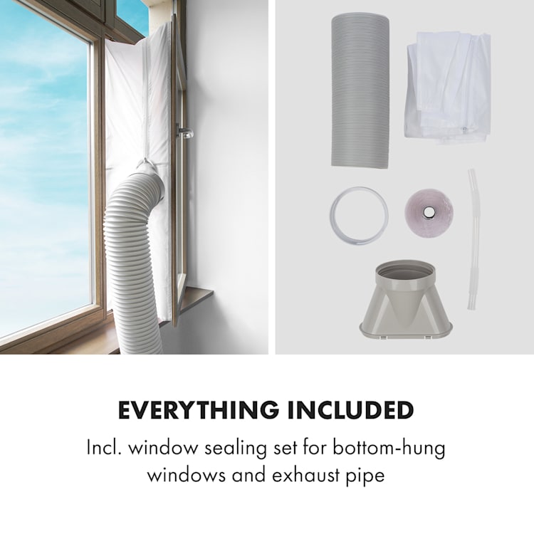 Kraftwerk Smart 10K Luftkonditionering 3-i-1 10000 BTU appstyrning fjärrkontroll 10.000 BTU | Vit