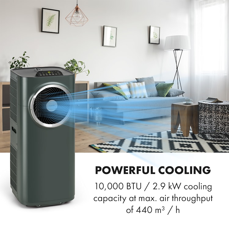 Kraftwerk Smart 10K Luftkonditionering 3-i-1 10000 BTU appstyrning fjärrkontroll 10.000 BTU | Antracit