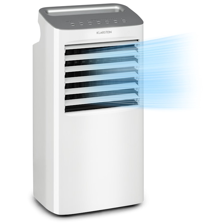 Coldplayer 4-in-1 Luftkühler Ventilator Luftbefeuchter Luftreiniger 384 m³/h | 68 Watt | Tank: 10 Liter | 4 Windstärken | Ionisator | Timer | Fernbedienung | mobil Weiß
