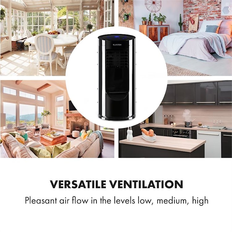 Metrobreeze Miami, mobil légkondicionáló, 9000 BTU/2,6 kW, 950 W, fekete Fekete