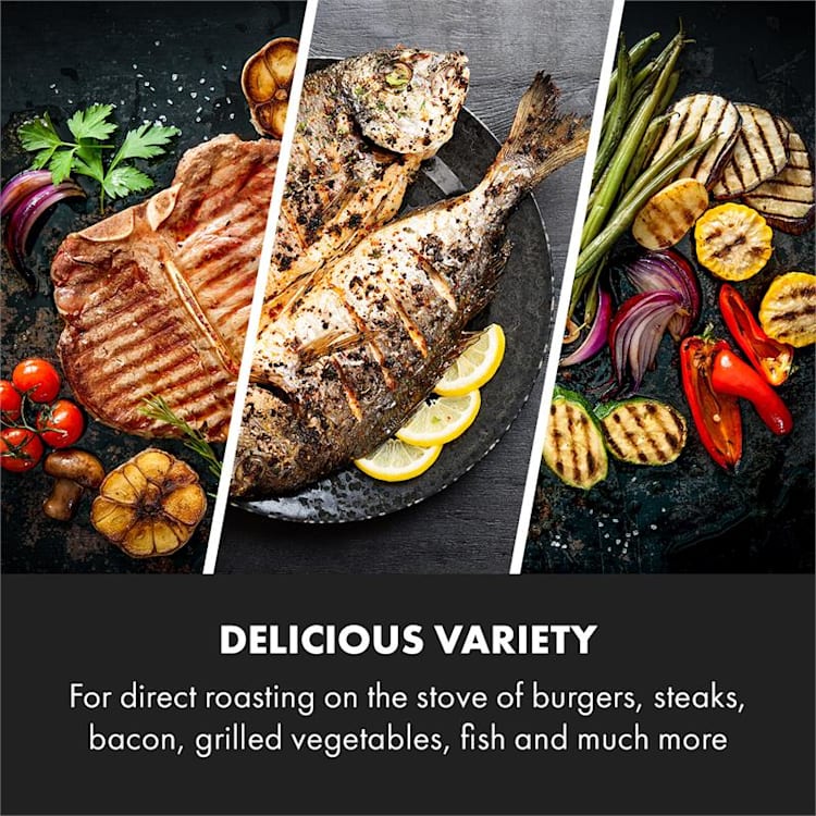Delicatessa Grill Pan grillilevy induktioliedelle lisävaruste musta