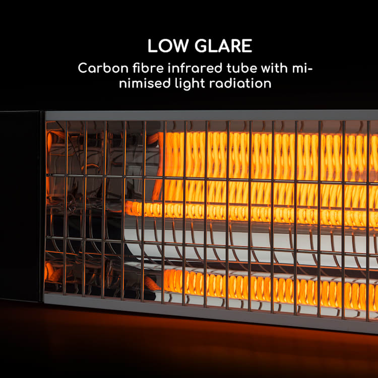 blumfeldt, Smartwave, Infrared Radiant Heater, Carbon Tube, 2400W, WiFi, App, White White