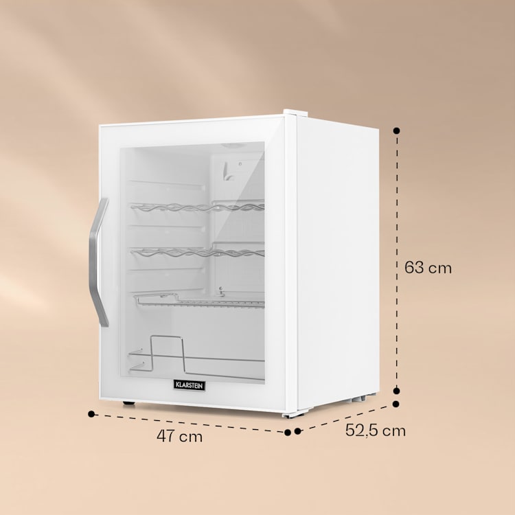 Beersafe XL Quartz Kühlschrank 60 Liter 4 Böden Panoramaglastür 60 Ltr | Quartz