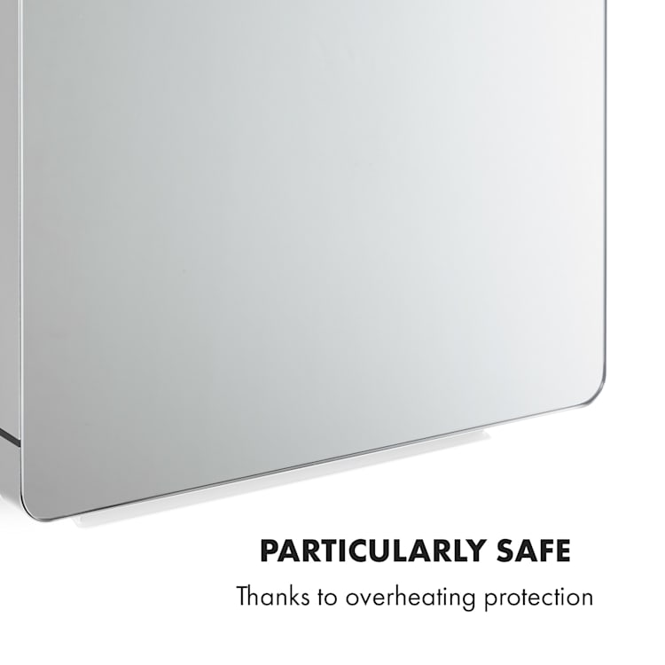 Hot Spot Crystal Flow 2-in-1 Heizgerät 45x82cm 40m² 2000W 5-40°C LED Spiegelfront Spiegelfront
