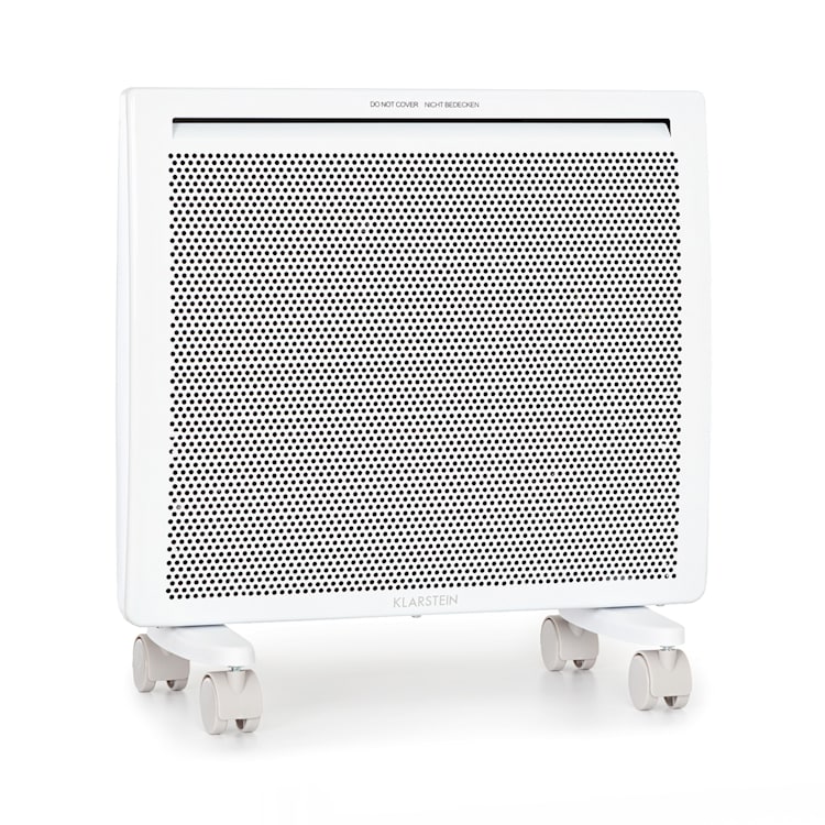 Klarstein Hot Spot Slimcurve Double Wave 2-in-1 Heizgerät 1000W Wochentimer weiß Weiß | 1000 W