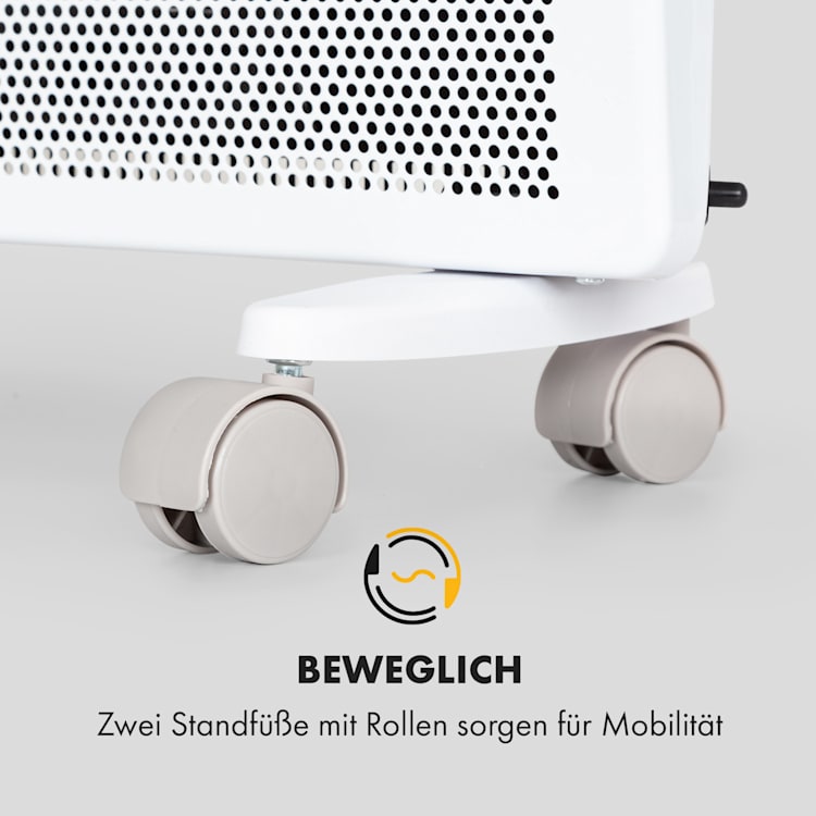Hot Spot Slimcurve Double Wave 2-in-1 Heizgerät 2000W Wochentimer Stahlblech Weiß | 2000 W