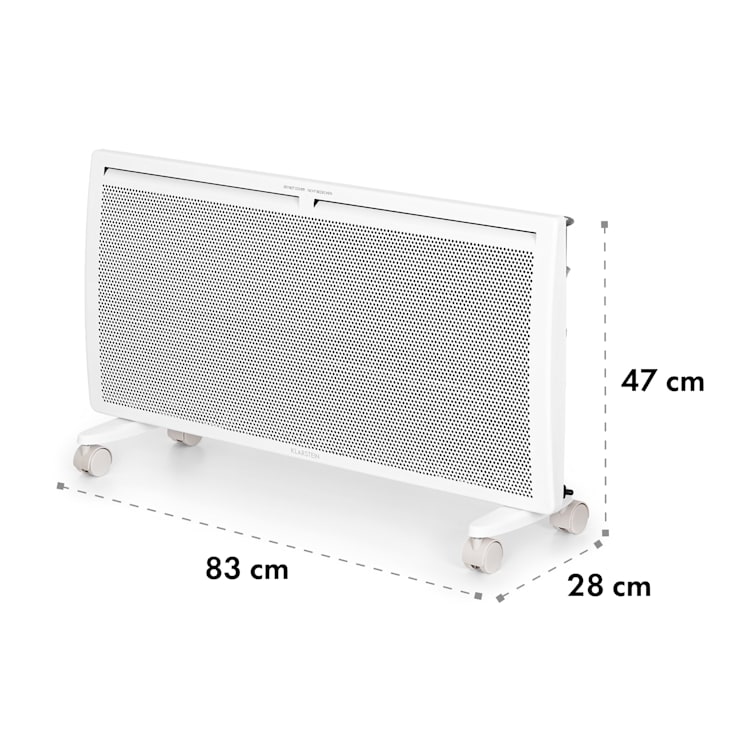 Hot Spot Slimcurve Double Wave 2-in-1 Heizgerät 2000W Wochentimer Stahlblech Weiß | 2000 W