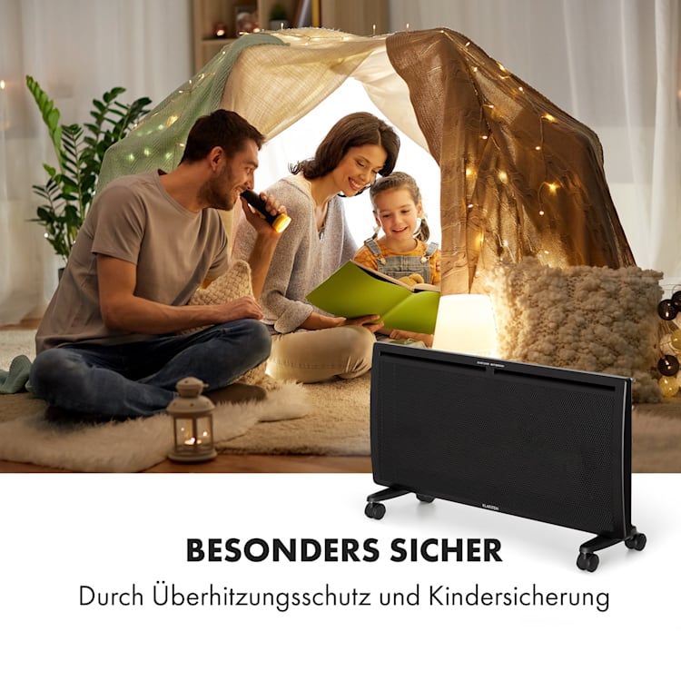 Hot Spot Slimcurve Double Wave 2-in-1 Heizgerät 2000W Wochentimer Stahlblech 2000 W | Schwarz