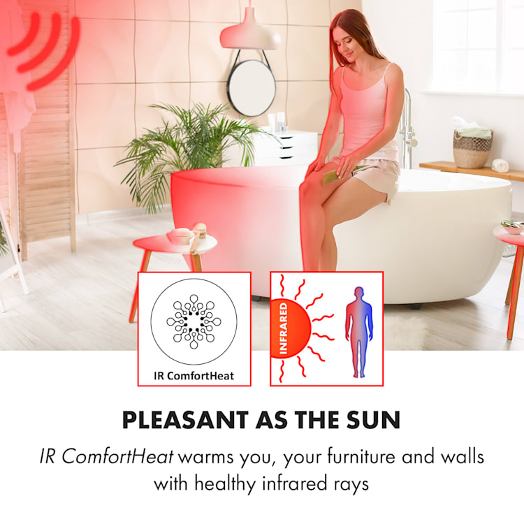 Hot Spot Crystal Reflect Smart, Infrared Heater, 850W, App Timer, Mirror