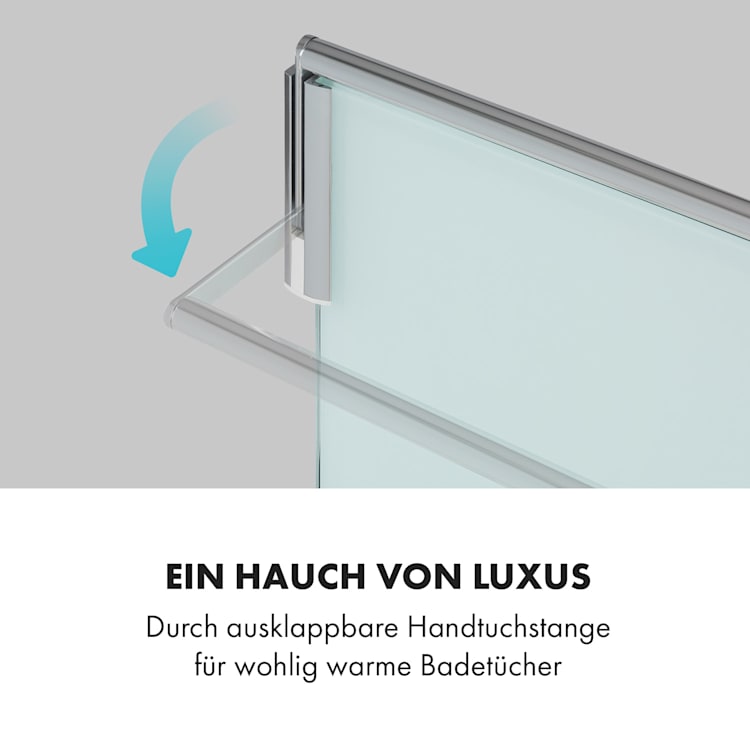 Hot Spot Crystal Spotless Smart Infrarotheizung 59x112cm 750W App-Steuerung Weiß