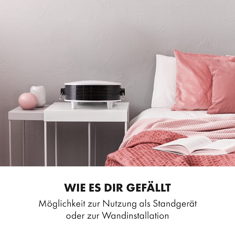 Hot Spot Pebble Heizlüfter 2000W Handtuchtrockner Timer Fernbedienung
